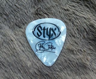 Styx Authentic Ricky Phillips 2009 Tour Guitar Pick Pic Styxworld