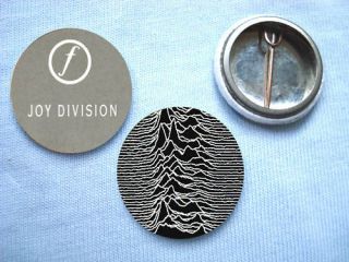 Joy Division - Set Of 2 Badges Ian Curtis Order