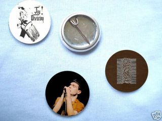 Joy Division - Set Of 3 Badges Ian Curtis Order