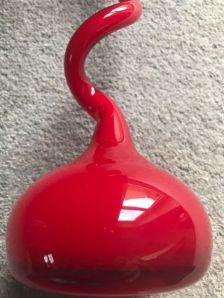 Normann Copenhagen Red Glass medium swing vase 4