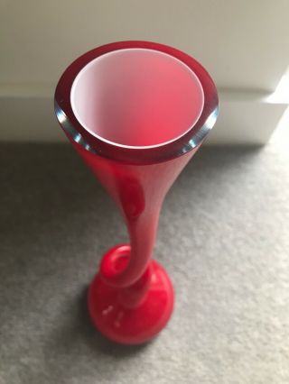 Normann Copenhagen Red Glass medium swing vase 5