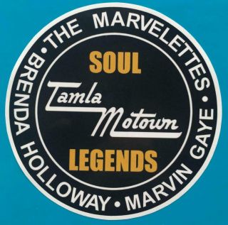 Northern Soul Record Box Sticker - Wigan Casino Soul Legends - Tamla Motown