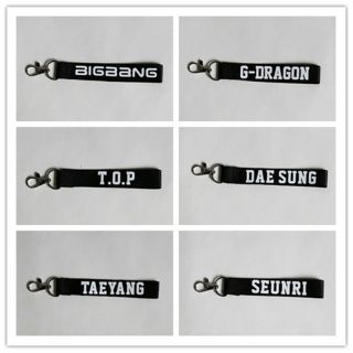 Bigbang Black Mobile Phone Strap G - Dragon Top Taeyang Daesung Key Chain Sjs025