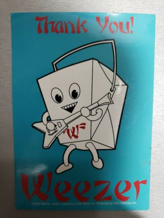 Weezer Sticker 2002