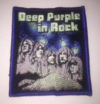 2004 “deep Purple In Rock” Licensed C & D Visionary Embroidered Patch