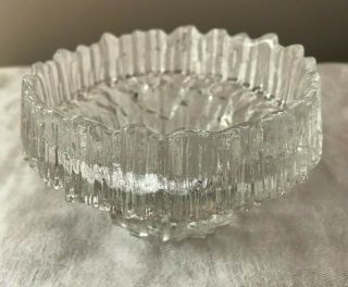 Vintage Iittala Finland Crystal Glass Votive Candle Holder 2/2