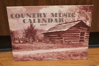 Country Music Calendar 1966 Ernest Tubb Johnny Cash Hank Snow Buck Owens J Dean