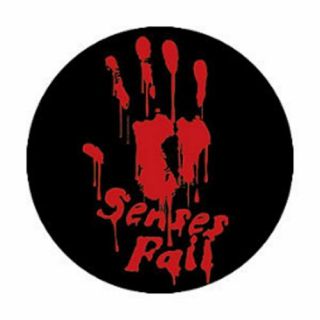 Senses Fail 1 - Inch Badge Button Pin Red Bloody Hand Logo Official Merch