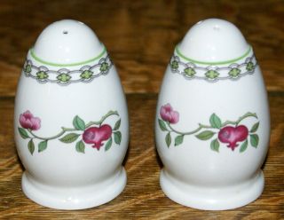 Spode Fine Stone Summer Palace W150 Salt And Pepper Shakers 2 3/4 " High