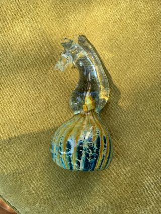 Mdina glass seahorse x2 2