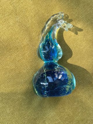 Mdina glass seahorse x2 5