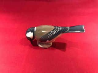 Bing And Grondahl (b&g) Porcelain Titmouse Bird Figurine.  2323 Dated And Signed