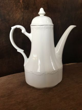 Vintage J&G Meakin Sterling Colonial English Ironstone Teapot White 3