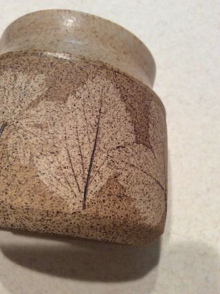 Wizard of Clay Bristoleaf Handmade Pottery Small Jar Cork Top 5