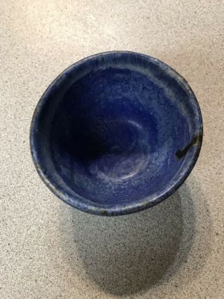 Mccarty Pottery Blue Bowl 4” No Defects
