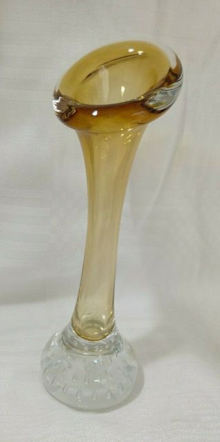 Aseda Glasbruk Topaz/ochre/yellow Glass 