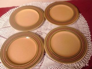 Pier 1 Triana Set Of 4 Salad Plates Earthenware 8 1/2 " Made In Italy