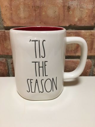 Rae Dunn Tis The Season Christmas Mug Ll With Red Inside 2019