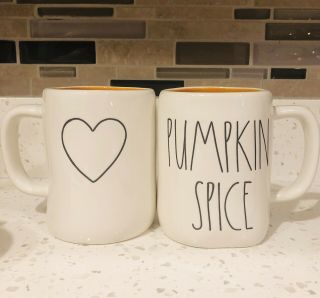 Rae Dunn Pumpkin Spice Double Sided Mug