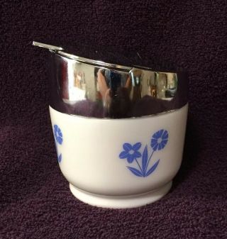 Vintage Gemco Westinghouse Blue Cornflower Creamer Dispenser Corning Ware