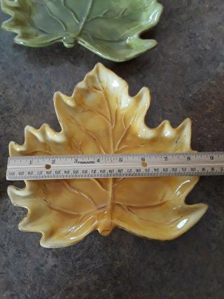 Fall Leaf Luncheon Plates Set of 4 and Pumpkin Plate 3