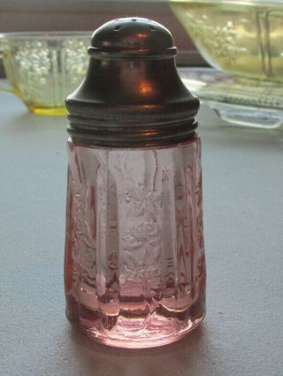 Pink Sharon / Cabbage Rose Salt Or Pepper Shaker