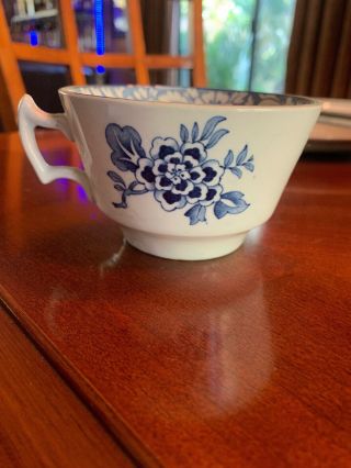 Vintage Wincanton Woods Ware Tea Cup English Porcelain With Plate Set Of (6)