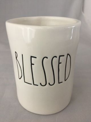 Rae Dunn Fall Candle Blessed Vanilla 7.  7 Oz