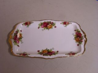 Royal Albert Old Country Roses Platter 6 3/4 X 11 3/4 Inches