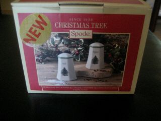 IN GIFT BOX SPODE FINE XT865 - XP CHRISTMAS TREE SALT&PEPPER SHAKERS 2