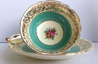 Vintage Paragon Cup & Saucer H.  M.  The Queen & H.  M.  Queen Mary Ingland