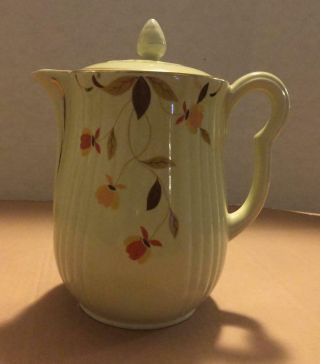 Hall China,  Autumn Leaf Jewel Tea 9 Cup Large Coffee Pot With Lid