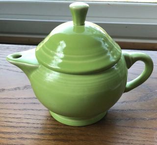 Fiestaware Chartreuse 2 Cup Teapot Fiesta Retired Green Small Childs Teapot