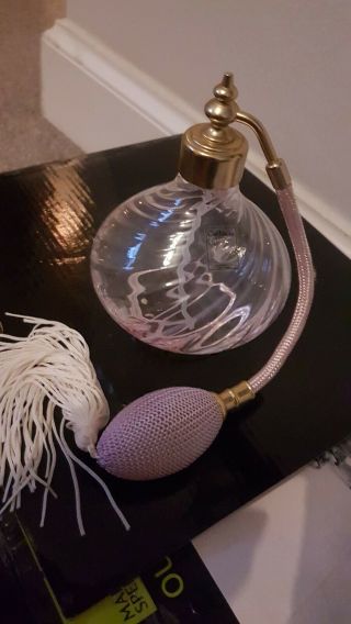 Caithness Perfume Bottle Atomiser,  Hand Made In Scotland