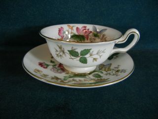 Wedgwood Charnwood Wd3984 Bone China Cup And Saucer Set (s)