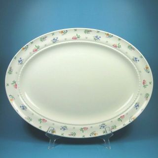Harmony House Monticello 13.  5 " Oval Serving Platter Made In Usa By Hall