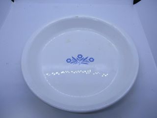 Vtg Corning Ware 9 " Blue Cornflower Pie Plate