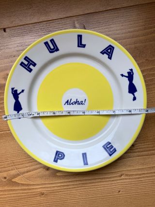 Vintage Hawaiian Hula Pie Plate 9 
