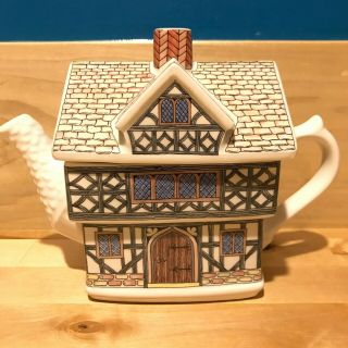 Sadler English Country Houses Teapot 4473 Tudor House 2010604 Made In England