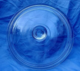 Round Glass Casserole Lid (only) 7 3/4 ",  Clear,  Glass Knob
