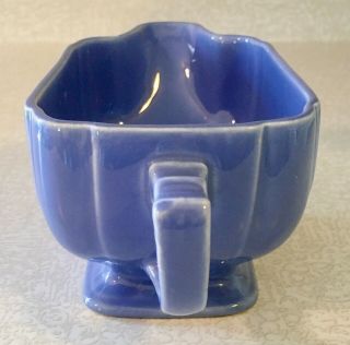 Vintage Riviera Mauve Blue Gravy or Sauce Boat from Homer Laughlin 5