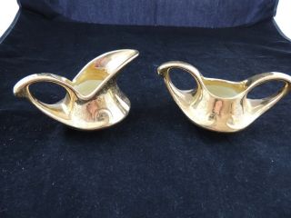 Antique Pearl China Co Sugar And Creamer Set With 22 K Gold Usa