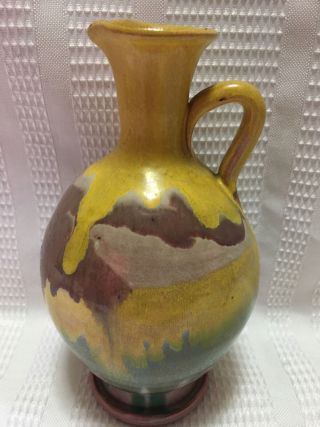 Vintage C C Cole Pottery? - Mountain Honey - Knoxville Tn.  Honey Pitcher/jug