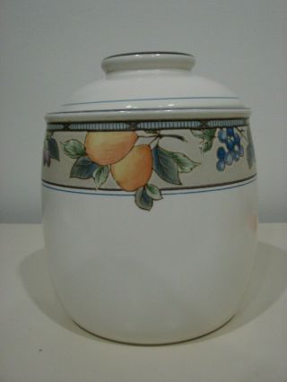 Mikasa Garden Harvest Flour Canister With Lid No Seal
