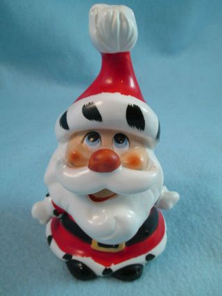 Vintage Ceramic Christmas Bell Psycho Santa Giftwares Japan ? Kreiss