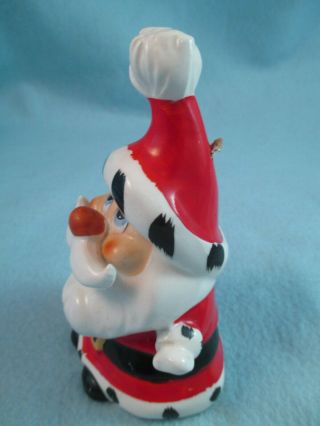Vintage ceramic Christmas bell Psycho Santa Giftwares Japan ? Kreiss 2
