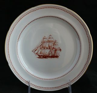Spode Trade Winds Red Salad Plate (2 Ava. )