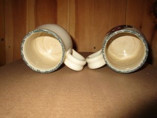 2 Vintage Home & Garden Party Stoneware Birdhouse Mugs 1999 4