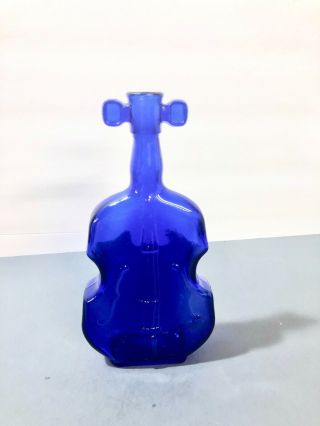 Vintage Cello Cobalt Blue Bottle