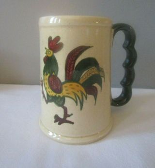 Vintage Metlox Poppytrail Provincial Rooster Large Mug